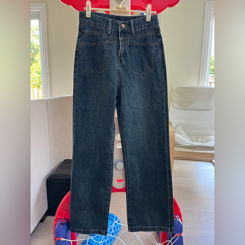 Straight leg jeans